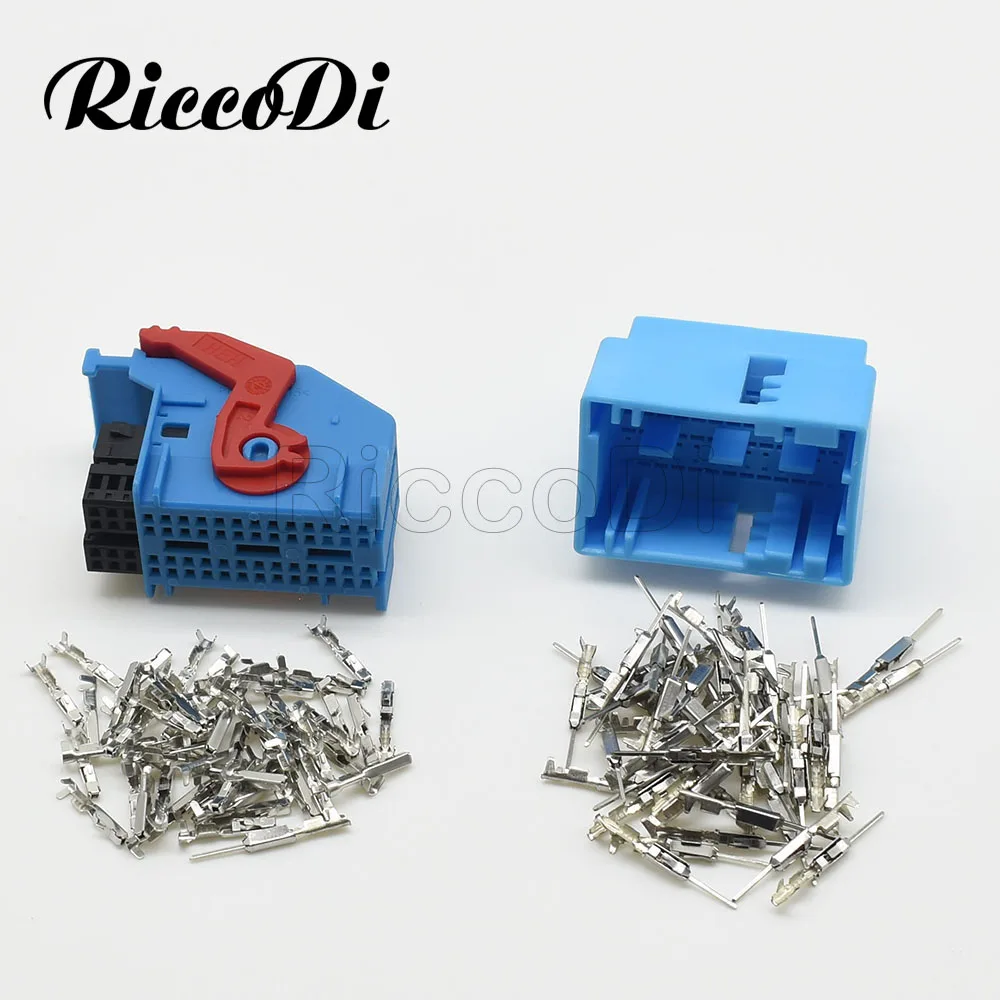 1-5  Sets 52Pins Female Male ECU Connector 2209477-2/1-968326-1/2-968326-1 For Audi VW Seat Skoda