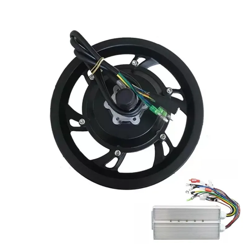 12 Inch Electric Bicycle Hub Motor 3000w 4500w 120-150km/h Brushless Motor with 80A YYK Controller