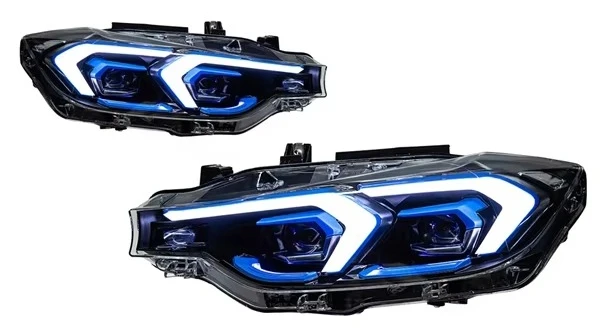 Assembly f350 headlights For 2012-2019 3 Series F30 F35 F31 Modified Front Lamp Upgrade