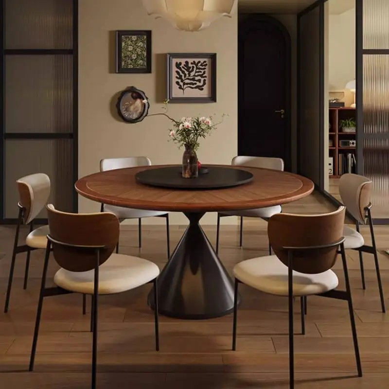 Centerpiece Candles Dining Table Covers Placement Coffee Round Conference Dining Table Living Room Mesa Comedor Furniture Home