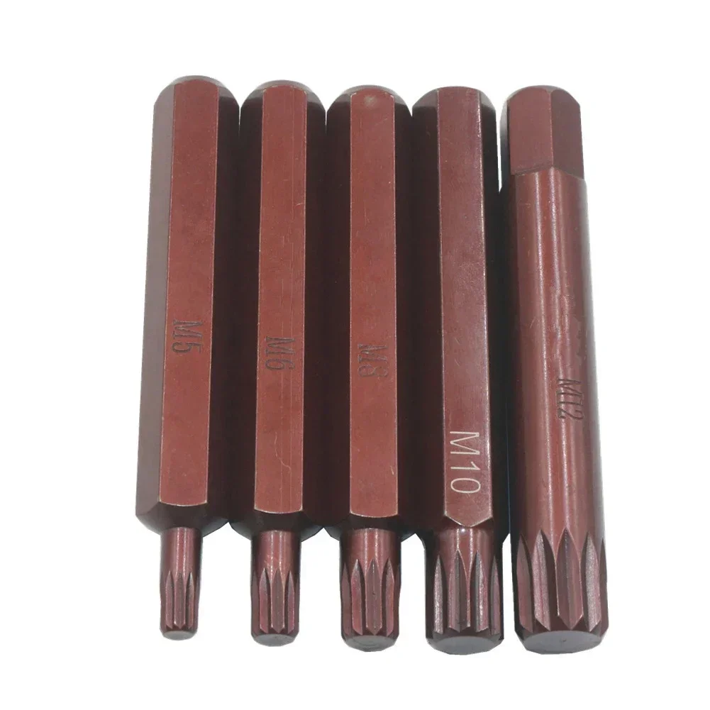 1 Pc 75mm Torx Star Screwdriver Bit Hex Shank M5-M12 Alloy Steel For Electric Impact Screwdriver Power Tools Accessories