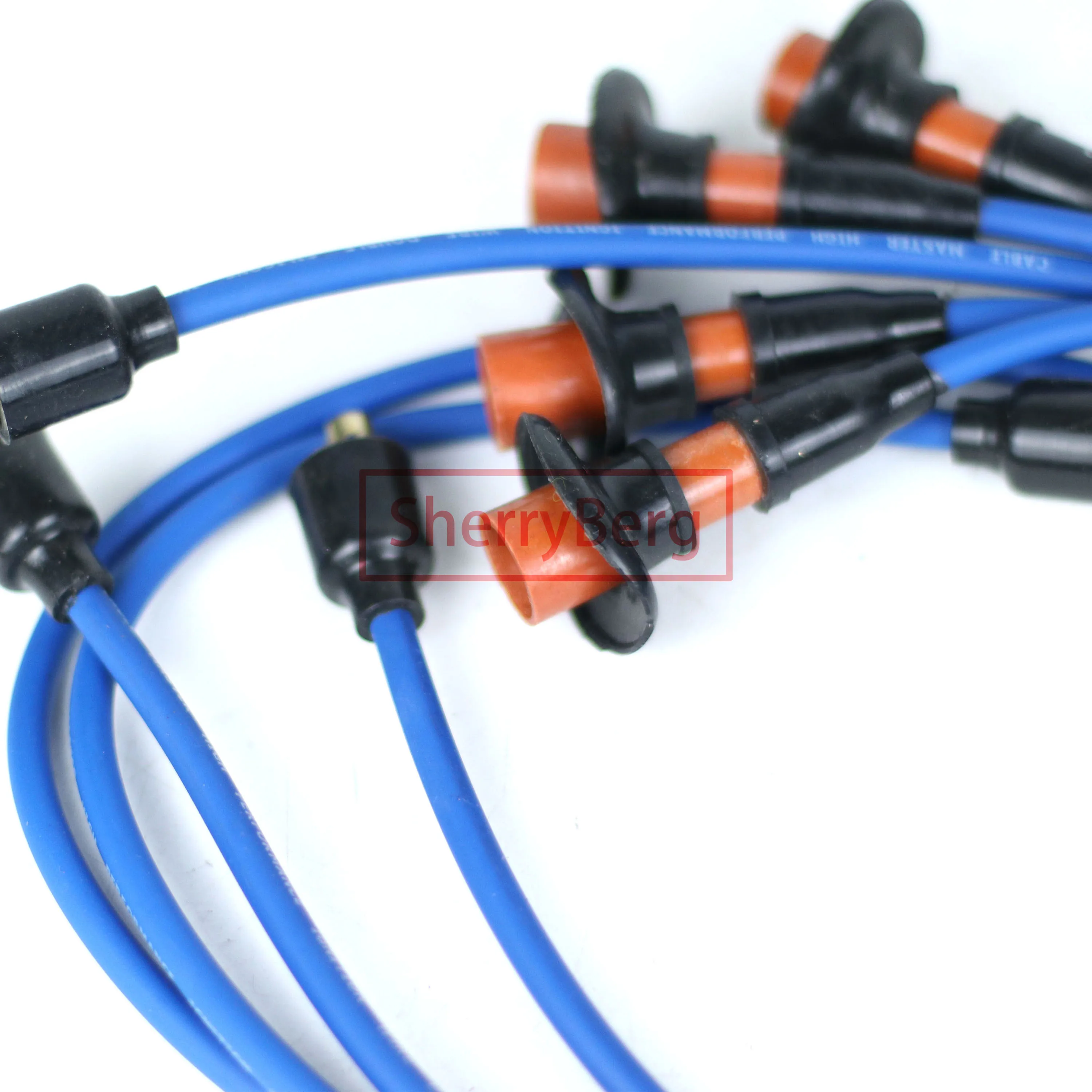 SherryBerg Cables For VW Spark Plug Wire Set. 111998031A. 1200-1600cc. Bug Bus Ghia VW Ignition Wires Type 1 2 and 3 VWs Blue