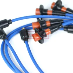 Cables SherryBerg para juego de Cables de bujía VW 111998031A 1200-1600CC Bug Bus Ghia cables de encendido VW, tipo 1, 2 y 3, color azul