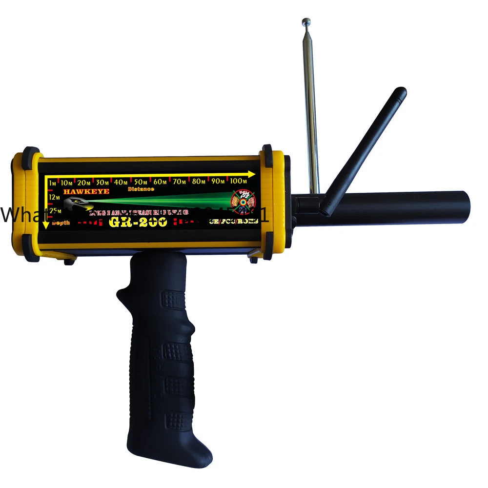 

New GR-200 Metal Detector Long Range Gold Digger GR200 Gold Silver Gem Diamond Copper Treasure Detector Finder