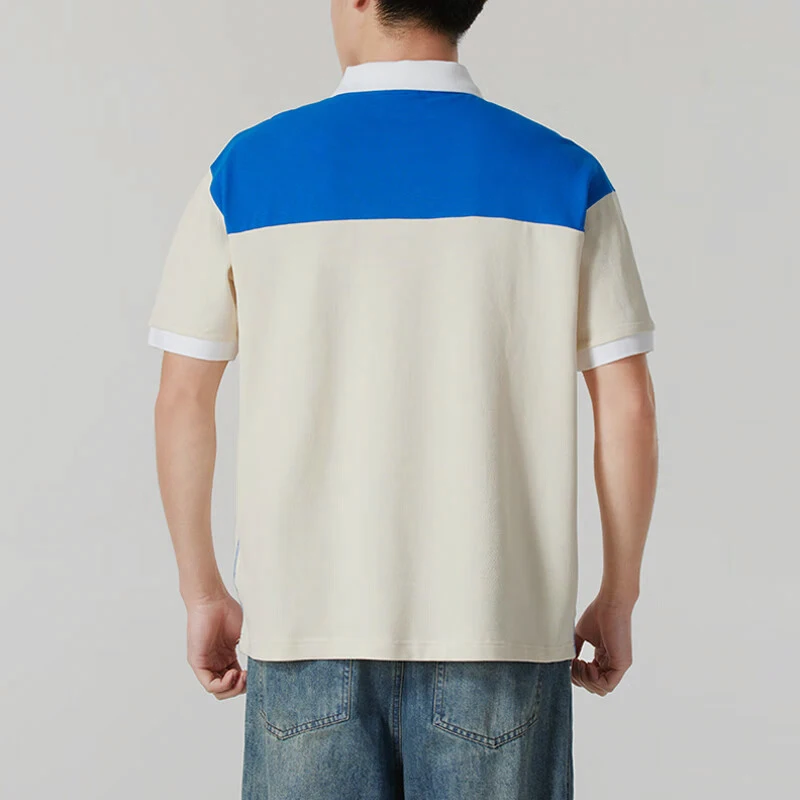 بوما حقيقية 2025 صيف جديد للجنسين المرقعة تنفس قميص بولو فضفاض 633644-87