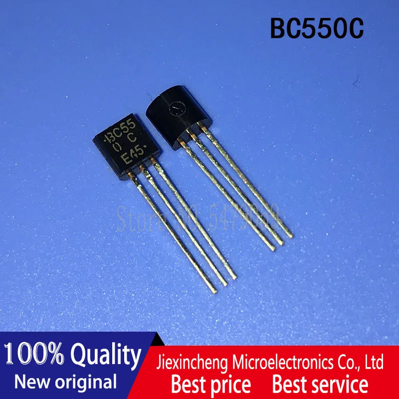 10PCS ACS108-8SA-TR ACS108 TO-92 BC550C BC550 TO92 transistor New original 