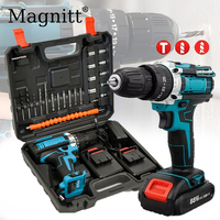 25+3 Torque Impact Drill Multifunctional Cordless Electric Hammer Drill Driver 2 Gear Speed Electric Screwdriver Power Tools