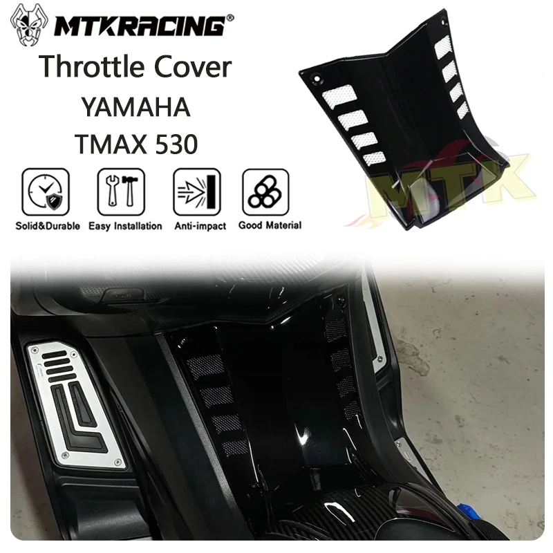 

MTKRACING Throttle Protective Cover For YAMAHA TMAX 530 2012-2016 ABS Tunnel Middle Protector Cover Throttle Cover