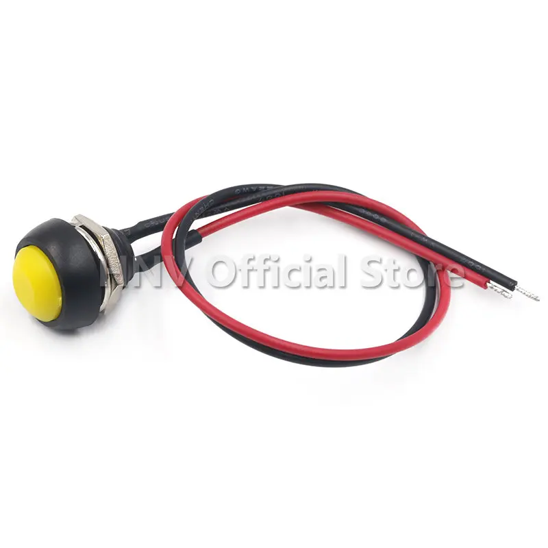 12Mm PBS-33B Waterdichte Momentary Aan Uit Drukknop Swithch Mini Ronde Schakelaar