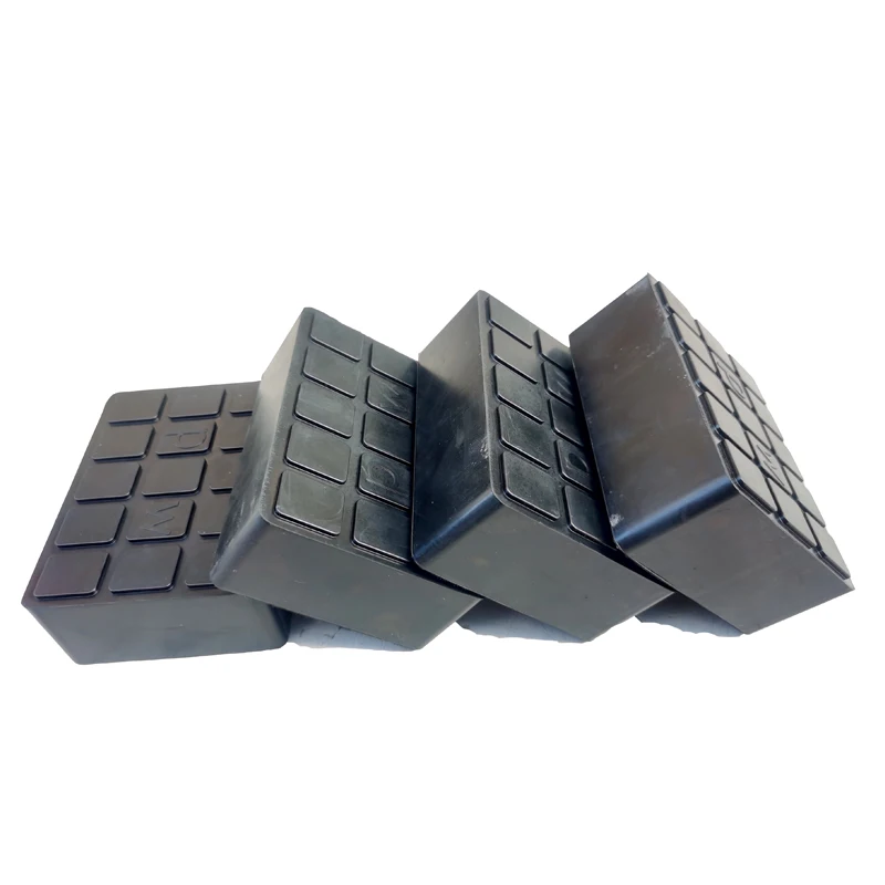 4Piece Universal square elevator rubber pad, solid rubber block, elevator support pad, elevator accessories