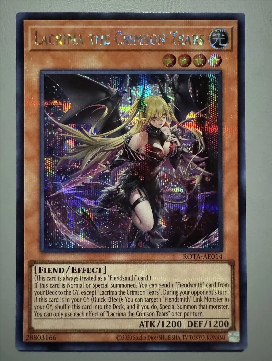 yugioh-konami-duel-monsters-rota-ae014-lacrima-the-crimson-tears-secret-rare-carta-da-collezione-in-inglese-asiatico-in-condizioni-perfette