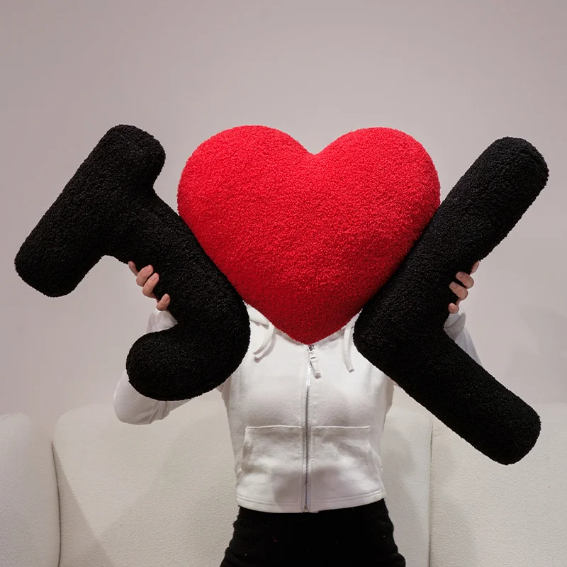 40cm inglês carta lance travesseiro coisas alfabeto almofada de pelúcia sala estar sofá decoração para casa combinação criativa travesseiro