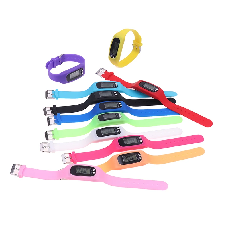 New Walking Distance Calorie Counter Sports Pedometer Running Step Counter Pedometer Digital Tracker LCD Fitness Watch Bracelet