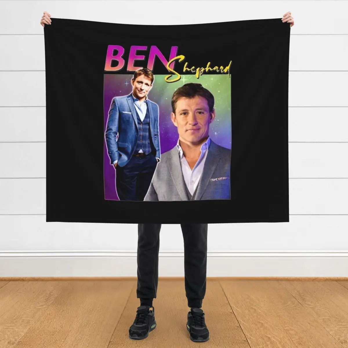 

Ben Shepherd Throw Blanket Cute funny gift Decoratives Blankets