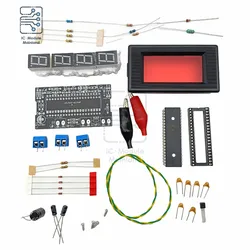 ICL7107 Digital Low Resistance Tester DIY Electronics Kit DC5V High Precision 5V 35mA Red Display Soldering Kit