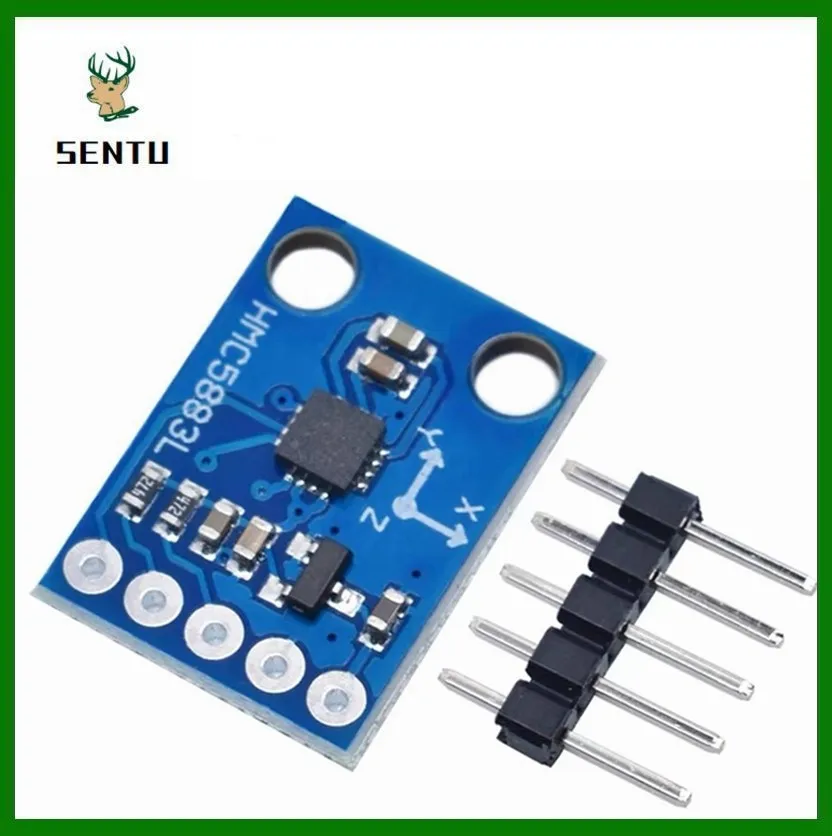 GY-273 3V-5V HMC5883L Triple Axis Compass Magnetometer Sensor Module Three Axis Magnetic Field Module