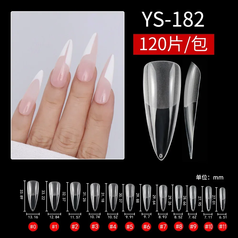 

120pcs bag Matte Press On Nail Tips Soft Full Cover False Nails Oval Almond Sculpted Fake Nails