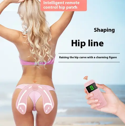 스마트 EMS Glute Enhancer, 무선 리모컨이 포함된 엉덩이 리프터, 홈 피트니스 및 바디 컨투어링을 위한 3D 힙 트레이너 새로운 젤 프리 디자인