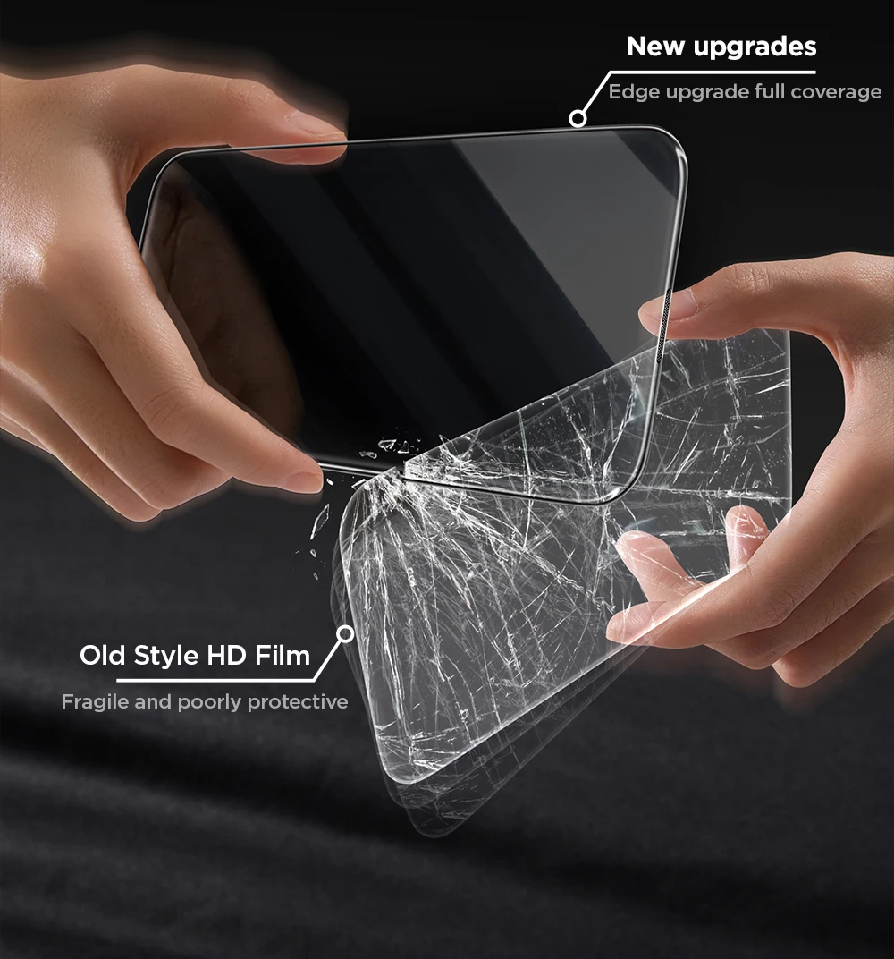 Joyroom 3/2/1PCS HD Gehärtetes Glas Für iPhone 16 Pro Max Vollbild HD Glas Screen Protector Für iPhone 16 15 14 13 Pro Max – Detail 12