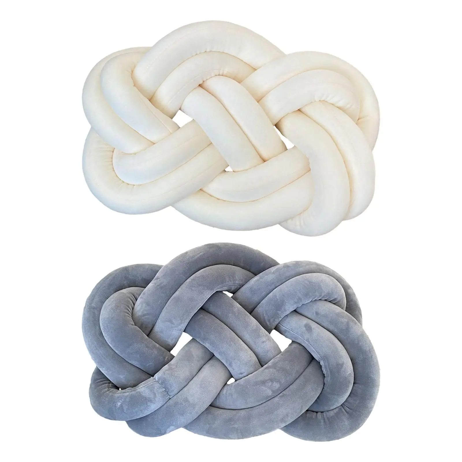 

Sofa Back Pillow Knot Nordic Aesthetic Cute Soft Window Mat Ring Chair Cushion