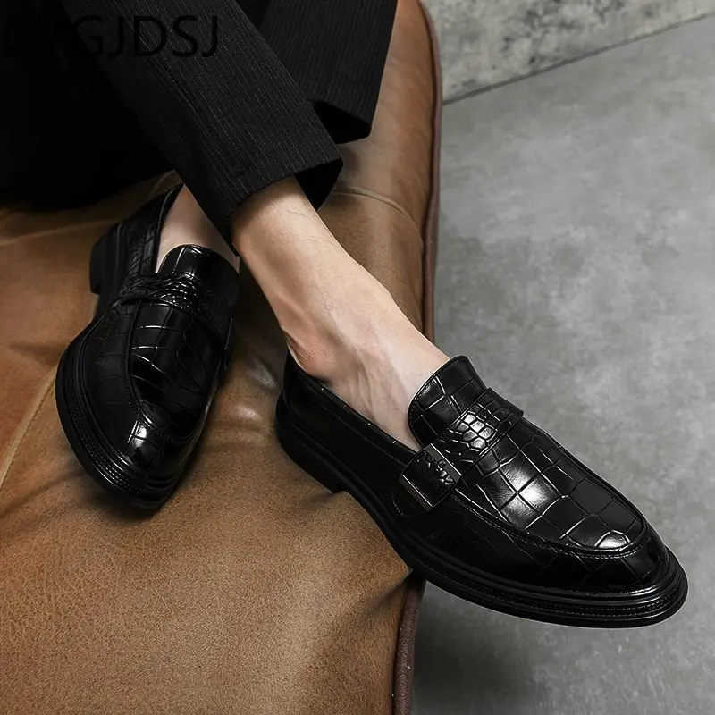 Oxford Shoes Monk Strap Shoes for Men Business Suit Slip on Shoes Men Italiano Loafers Men Office 2024 Casuales Zapatos Hombre