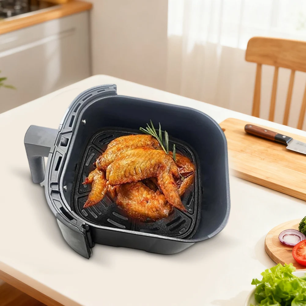 Air Fryer Grill Plate Tray For Holstein Housewares Air Fryer Basket Replacement Plate With Rubber Bumpers Grill Oven Baking Tool