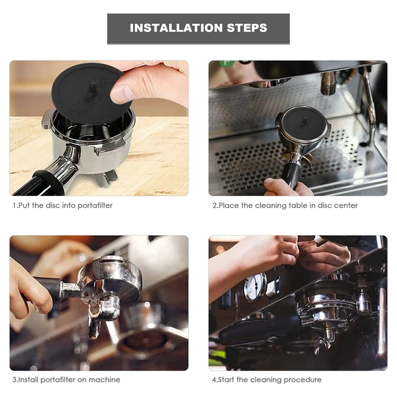 Потайной фильтр обратный диск резиновый для эспрессо-машины Пивоваренная головка прокладка для обратной промывки