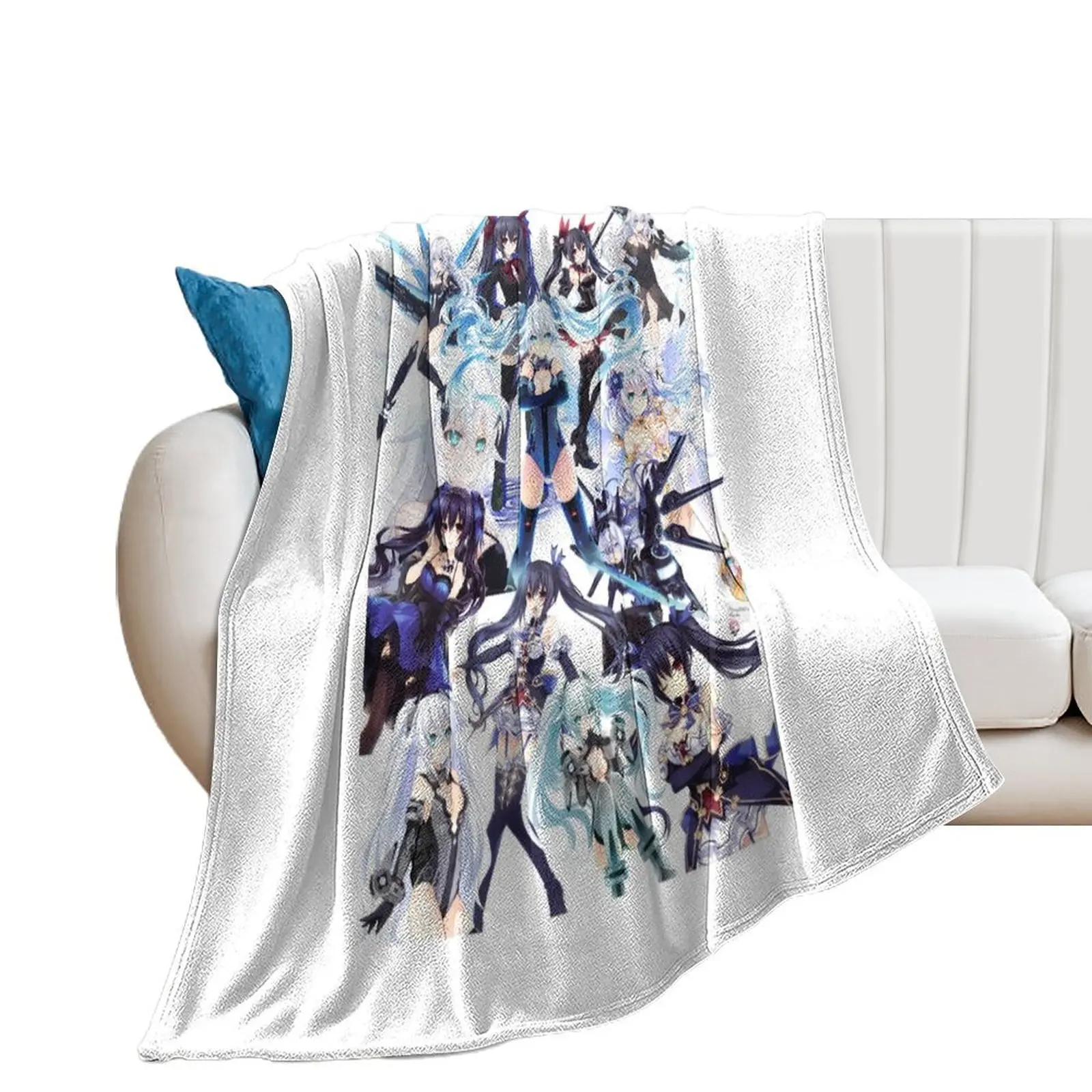 

Hyperdimension Neptunia Noire Throw Blanket Luxury St christmas gifts Cute Blankets