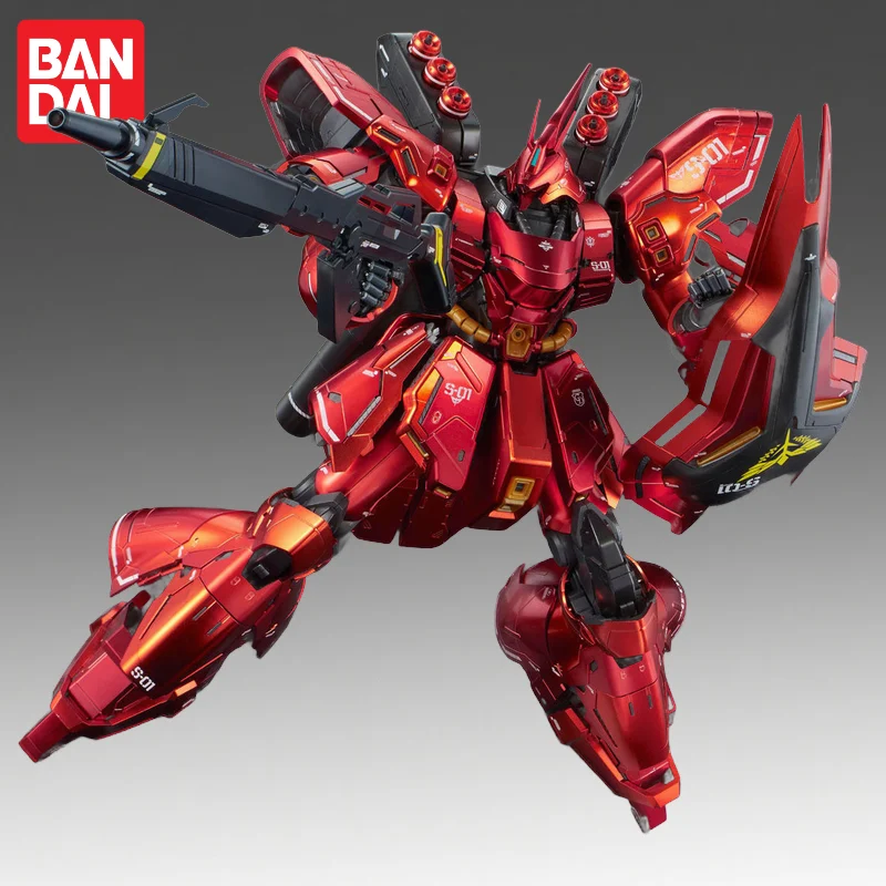 

В наличии: Оригинальная модель Bandai MG 1/100 MG-Gundam Sazabi, новая, в коробке, фигурка аниме-персонажа, игрушка, модель для сборки.