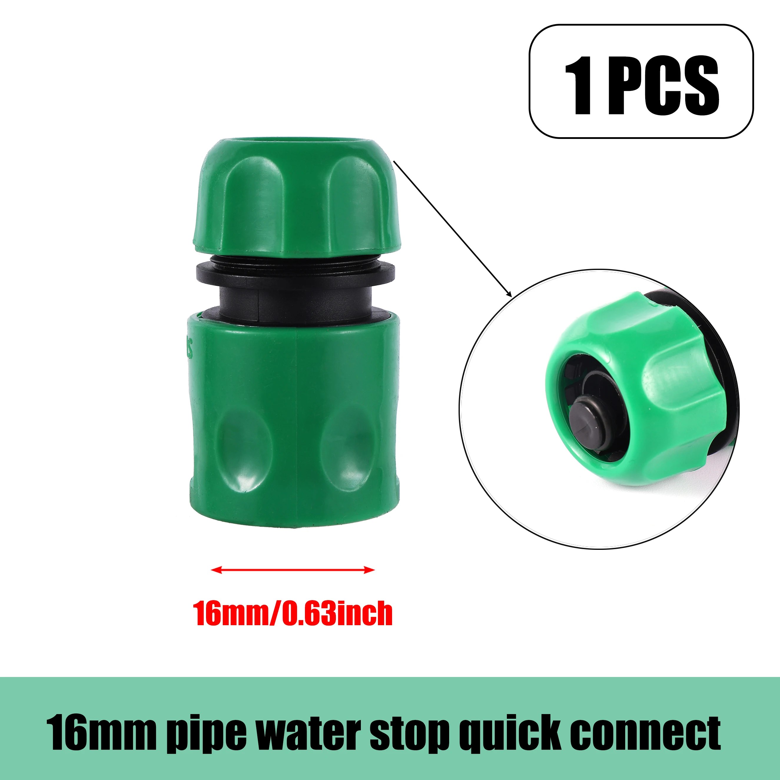 Irrigation Water Hose Fittings 3/4,16MM ,1/2 Inch Hose Adapter Garden Watering Pacifier Fittings Y Valve Fittings