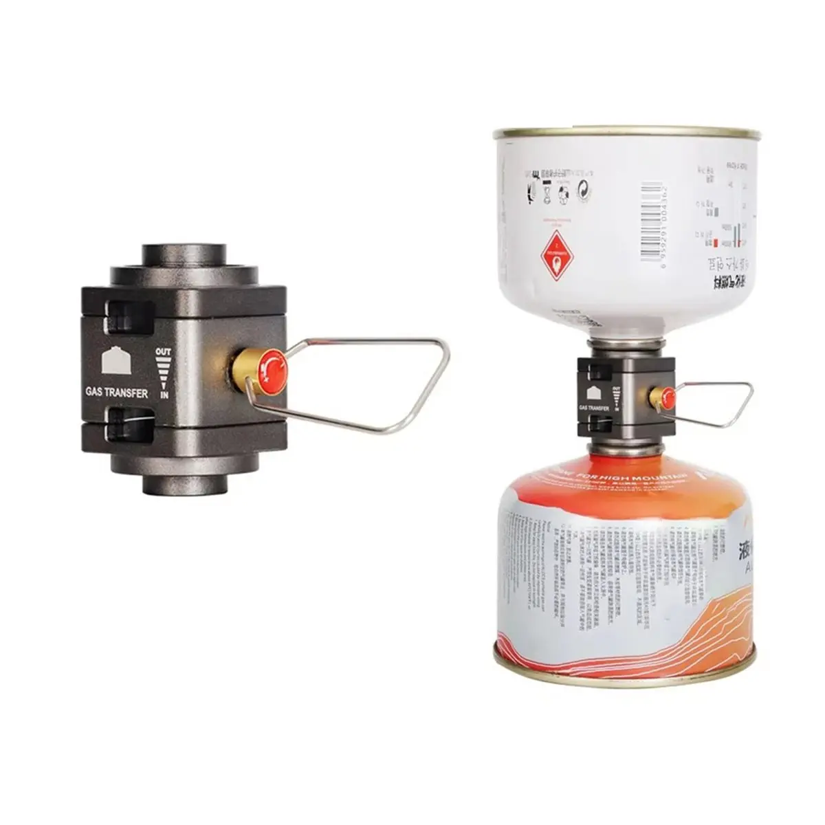 Reliable- Camping Visual Gas Tank Converter Tank Gas Refill Adapter Collection ValveIsobutane/Butane Mutual Charge Gas Adapter
