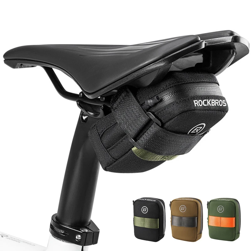 

Mini Bike Saddle Bag Lightweight Small 0.35L Bicycle Bag Portable Multi-functional Tool kit Repair Bicycle Accessory