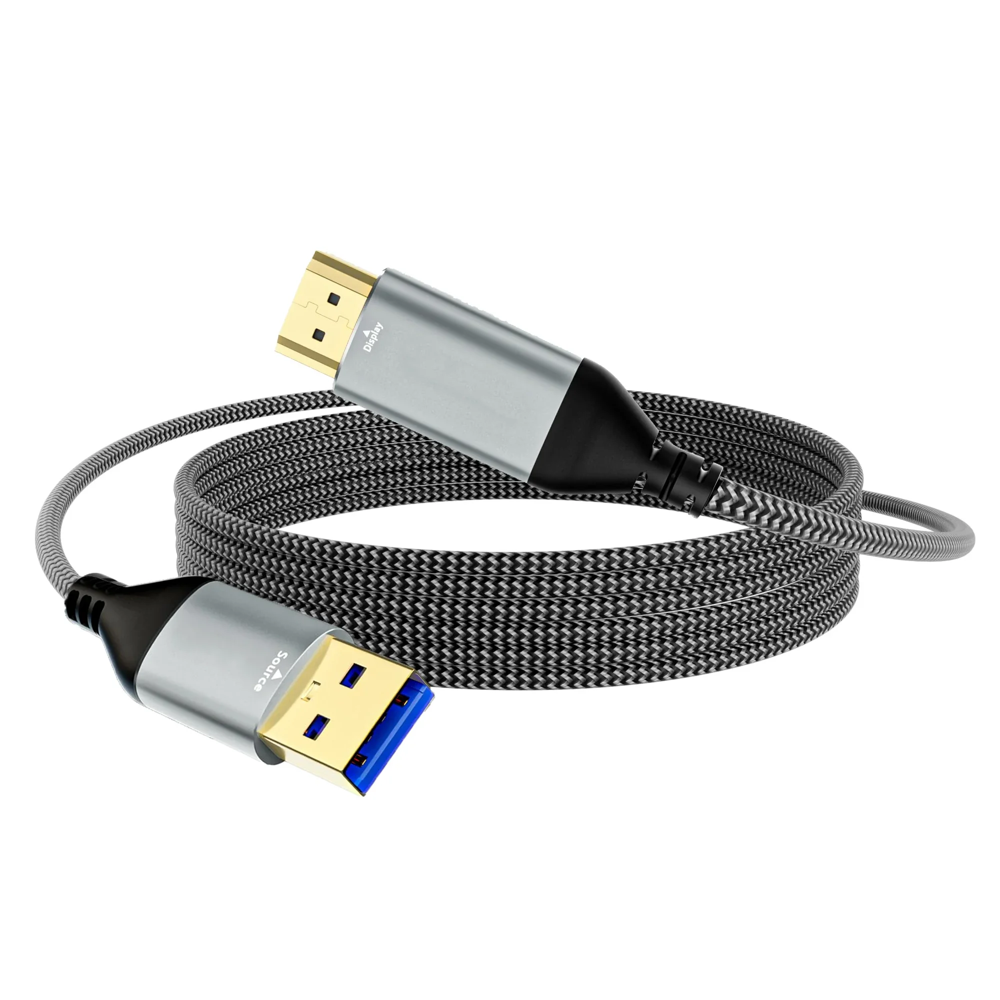 

Подключите свой ноутбук для отображения помощью этого видеокабеля USB 3 0, длиной 2 м, идеально подходящего для профессионального использования и презентаций.