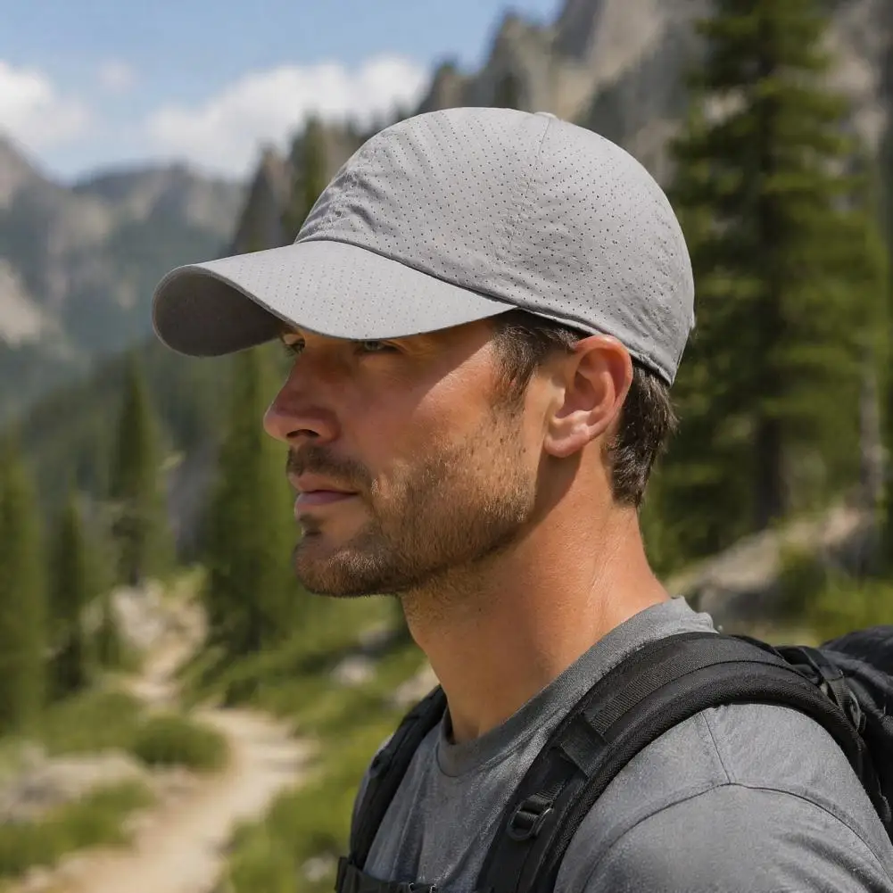 Breathable Summer Fishing Cap Breathable Baseball Cap for Men Women Quick-drying Sun Protection Hat for Hiking for Hiking