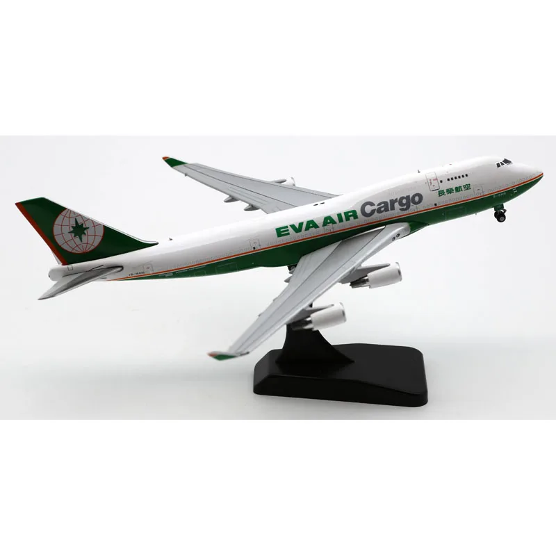 Liga de avião colecionáveis com suporte, JC Asas Presente, Eva Air Cargo Boeing B747-400(BDSF) Diecast Aircraft, B-16406, XX4188, 1:400