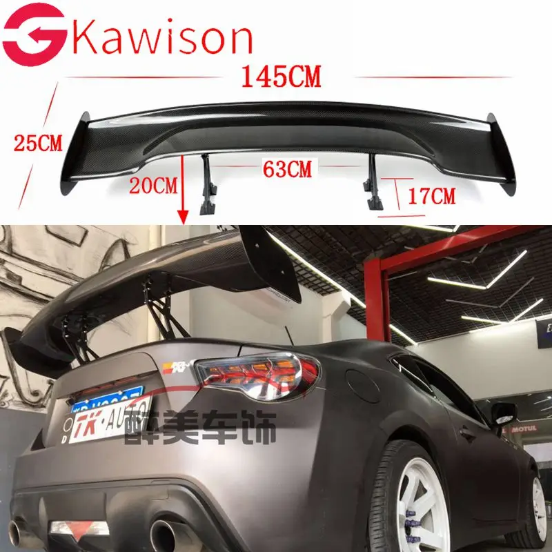 for Subaru BRZ Toyota 86 GT86 2012-2016 carbon fiber bracket GT spoiler screw fixing