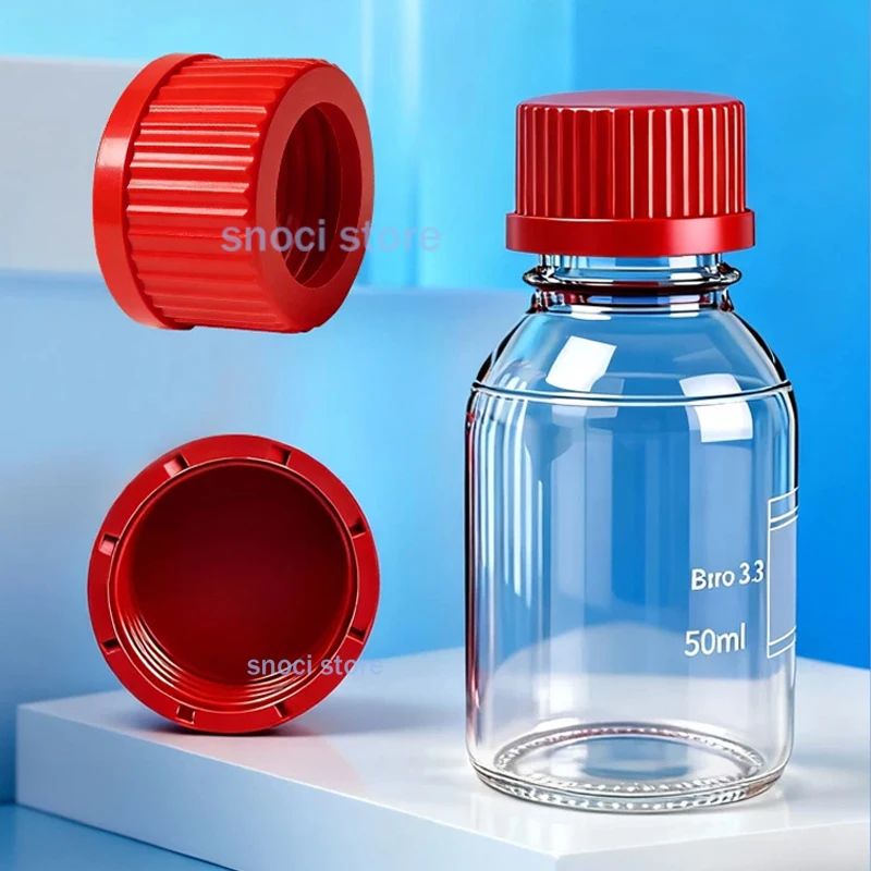 GL14/GL18/GL25/GL32/GL45/GL80/GL100 High temperature resistant 180℃ PBT cap Screw bottle cap reagent bottle cap