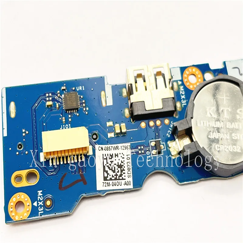 LS-D823P-placa pequeña para ordenador portátil Dell Inspiron 15, 7560, 7460, 7472, interruptor USB, IO, Original, nuevo, 857WR, 0857WR