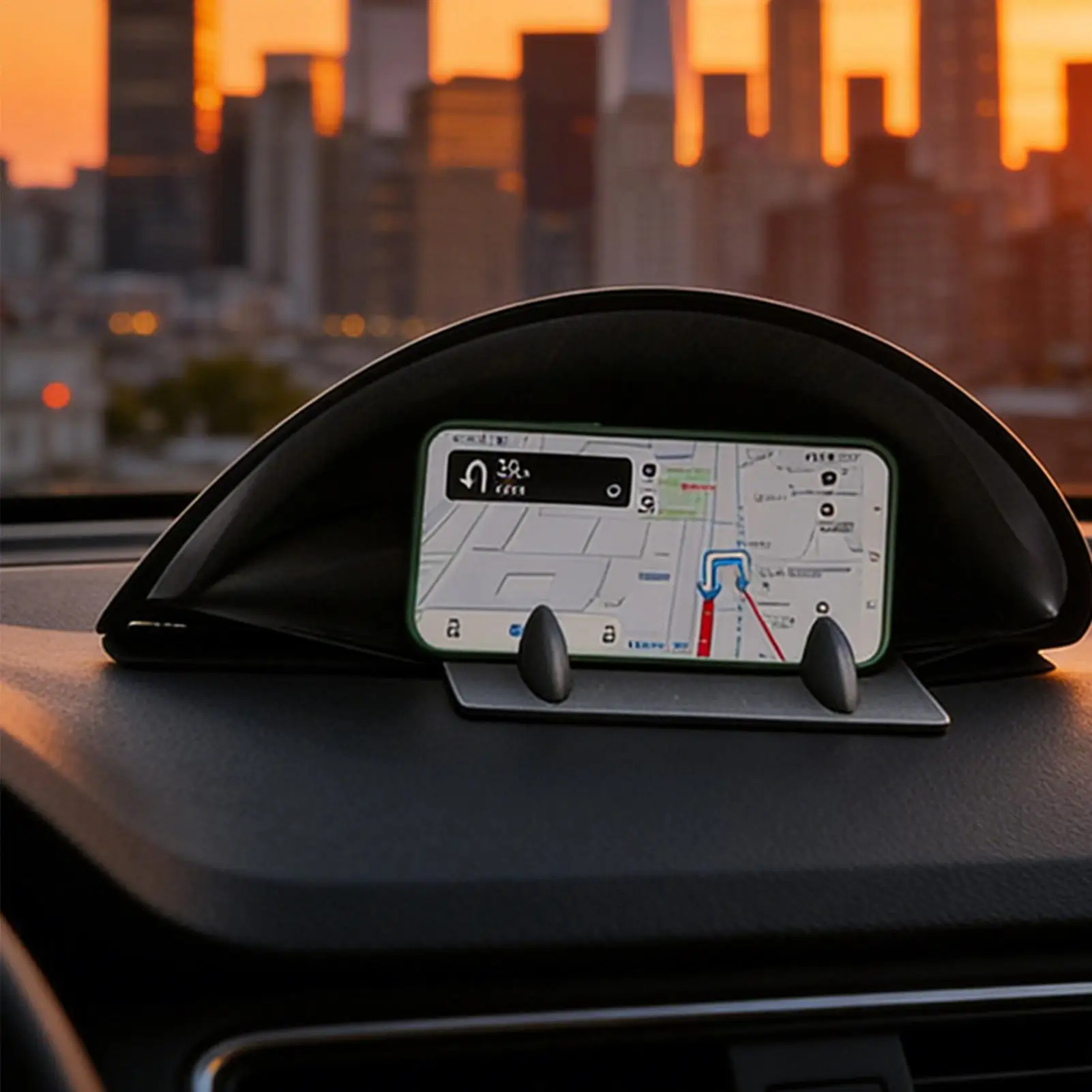 Foldable Car Phone Sun Shade Anti-Glare Heat Resistant Cover Car Smartphone Sun Shield For Automotive SUV Dashboard Driving