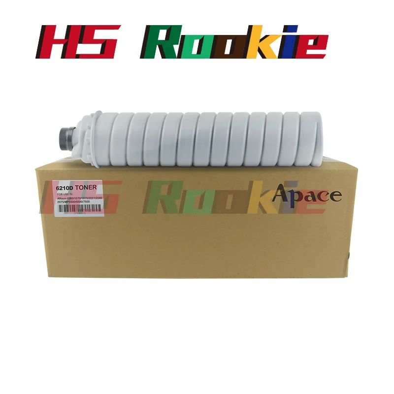 Тонер-картридж Ricoh 6210D для Ricoh Aficio MP 1075 2060 2075 6000, тонер-порошок для заправки картриджей 6210D