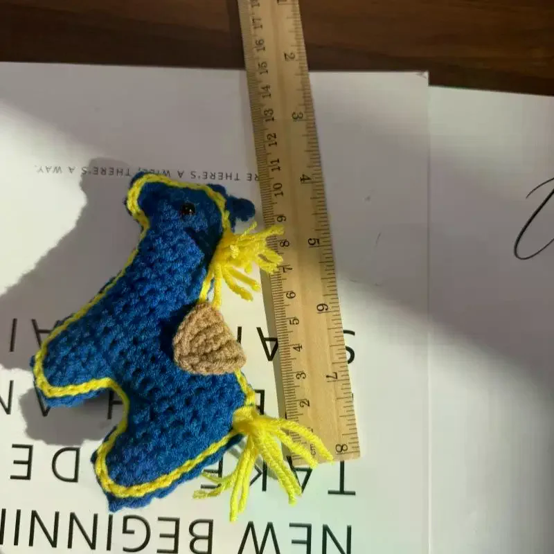 LLavero de Pony tejido con mascota de Año Nuevo, colgante de caballo de hilo multicolor de dibujos animados creativos, mochila colgante, regalo de bendiciones para amigos, 2026