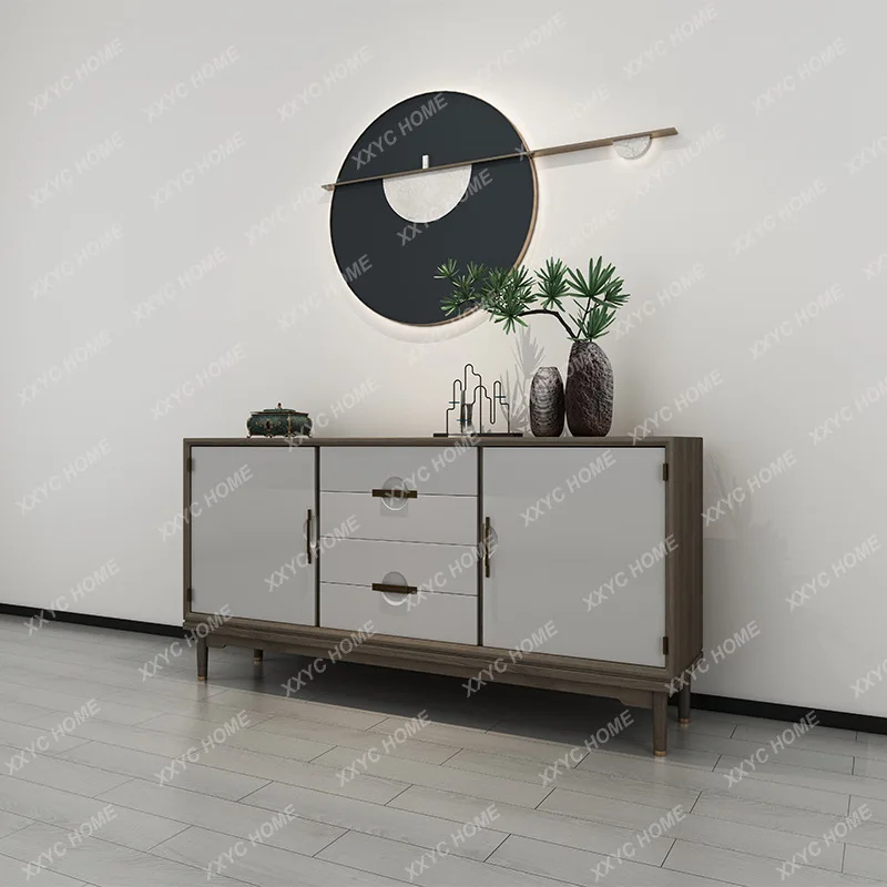 L entrance cabinet Zen dining side cabinet Living room locker Modern simplicity Living room, bedroom storage cabinet