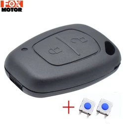 Remote Key Cover with 2 Button Pad Switch For Renault Kangoo Traffic Master Nissan Interstar Opel Vivaro Movano 2004 2005 2009