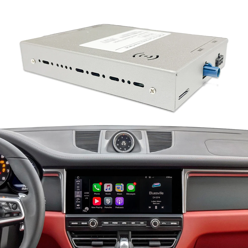 Dekoder MSVideo Interface Mirror Link dla Porsche PCM 3.0 Carplay Android 11