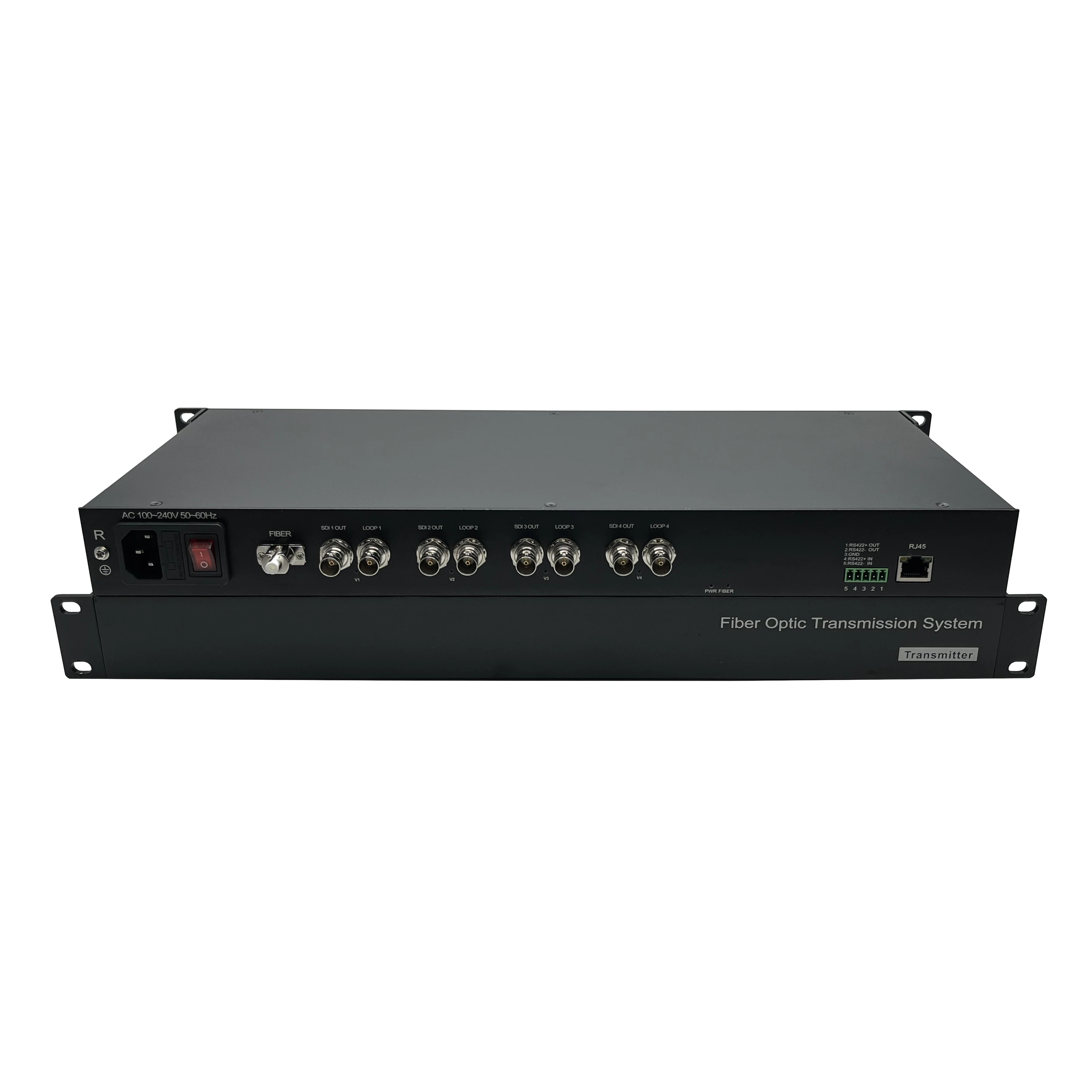 

Full Real Time VIDEO + DATA + ETHERNET 3G/HD-SDI Fiber Converter