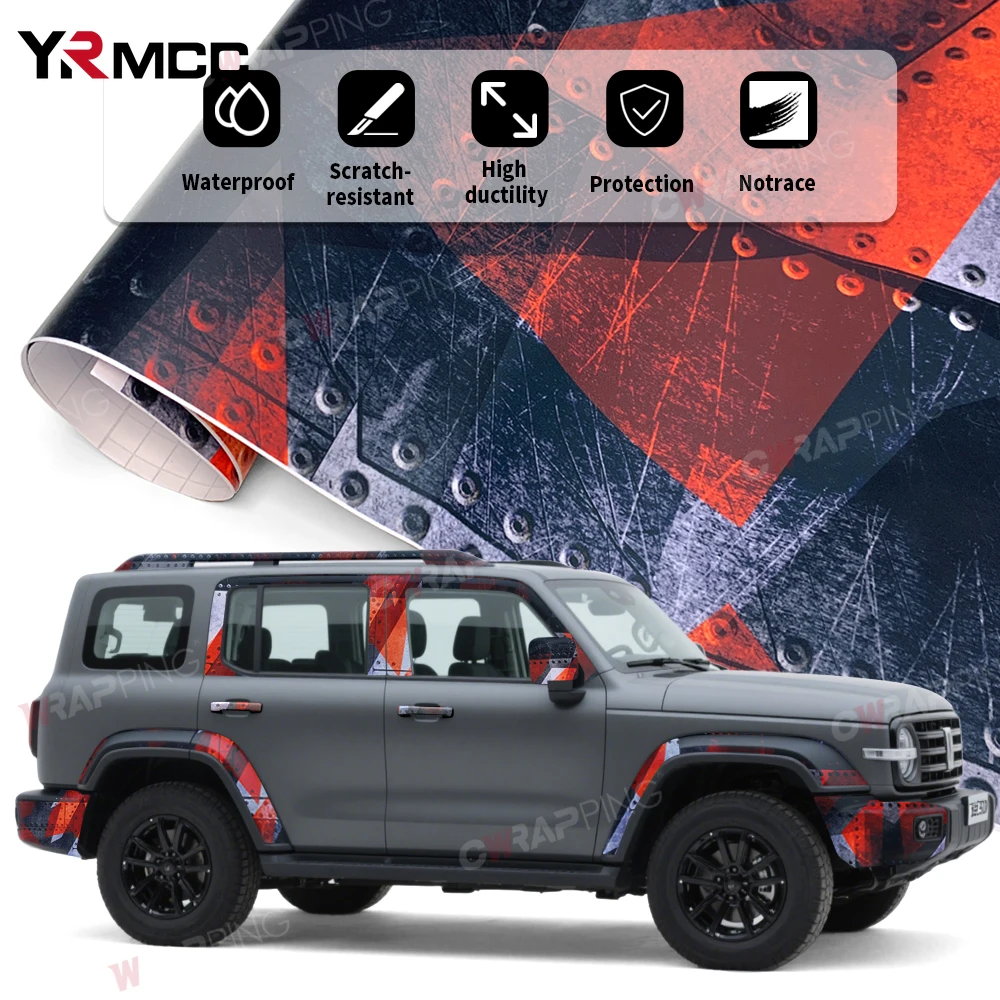 

Rust Car Sticker Vinyl Wrap Street Culture Off-road Vehicle Bicycle Skateboard Motorcycles Stickers Auto Outdoor Accessories