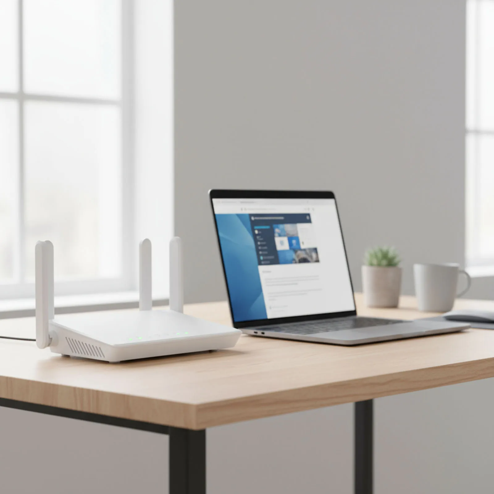 

300Mbps Home Use Router 2.4GHz High-Speed Wifi Multi-Purpose External Antenna Desktop Router for Home Travel Work Office