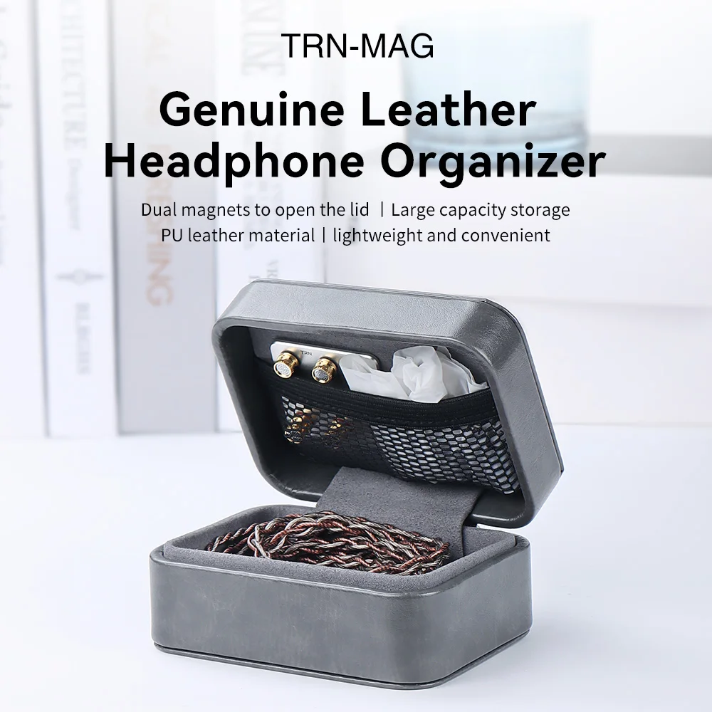 TRN Mag New Earphones Case Portable Storage Case Earphone Accessories Box