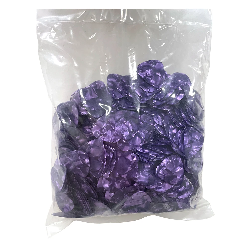 

Wholesale Lots of 500pcs Purple Pearl Celluloid Guitar Picks Plectrums 0.46mm / 0.71mm / 0.96mm / 1.5mm