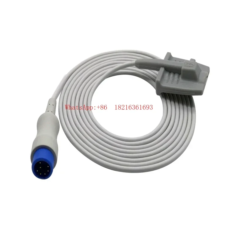 Medical Blood Oxygen Shift Probe Cable Accessories, Finger Pulse Oxygen T5 T6 T8 IPM8 10 IMEC8 10 12
